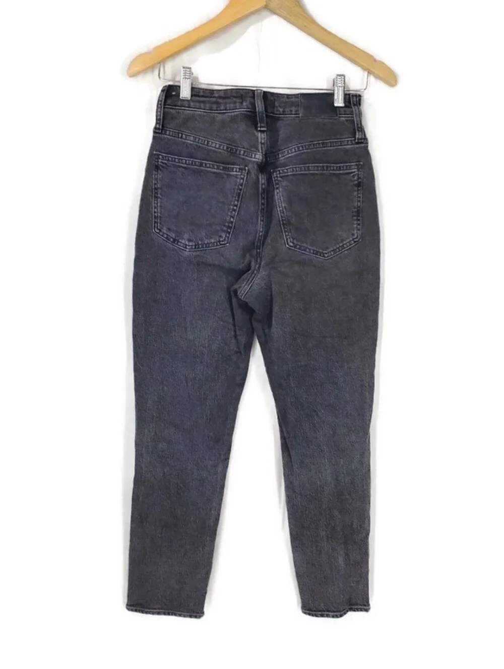 Madewell The Curvy Perfect Vintage Jean in Faded Black Wash